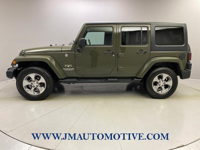 2016 Jeep Wrangler Unlimited 4WD 4dr Sahara, available for sale in Naugatuck, Connecticut | J&M Automotive Sls&Svc LLC. Naugatuck, Connecticut 2016 Jeep Wrangler Unlimited 4WD 4dr Sahara, available for sale in Naugatuck, Connecticut | J&M Automotive Sls&Svc LLC. Naugatuck, Connecticut