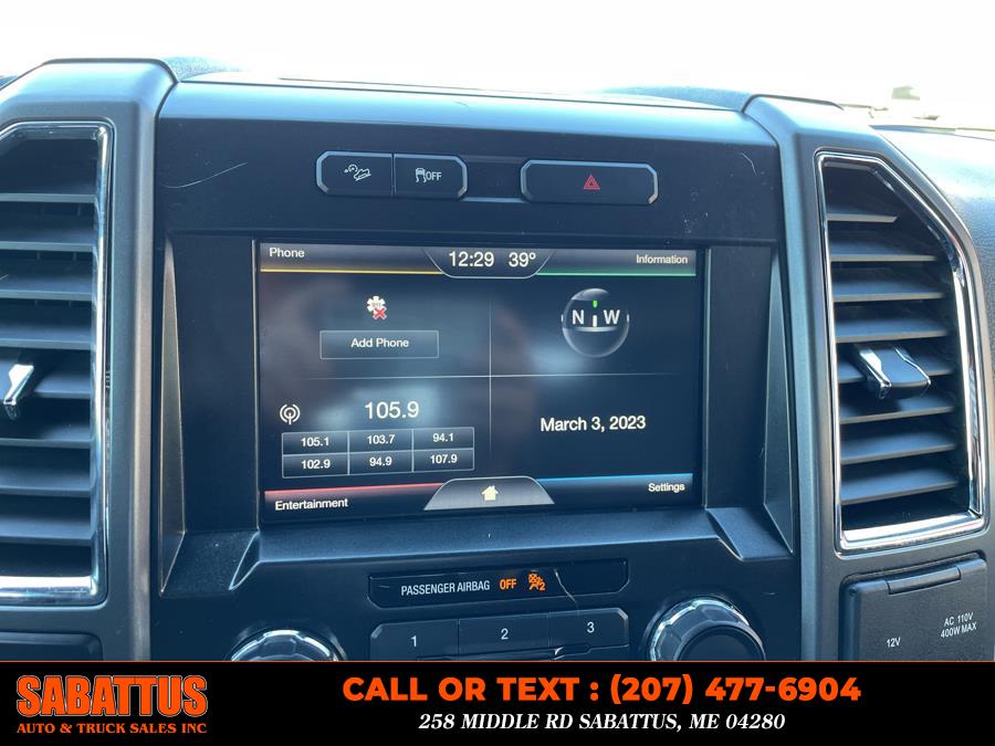 2015 Ford F-150 4WD SuperCrew 145" XLT, available for sale in Sabattus, Maine | Sabattus Auto and Truck Sales Inc. Sabattus, Maine 2015 Ford F-150 4WD SuperCrew 145" XLT, available for sale in Sabattus, Maine | Sabattus Auto and Truck Sales Inc. Sabattus, Maine