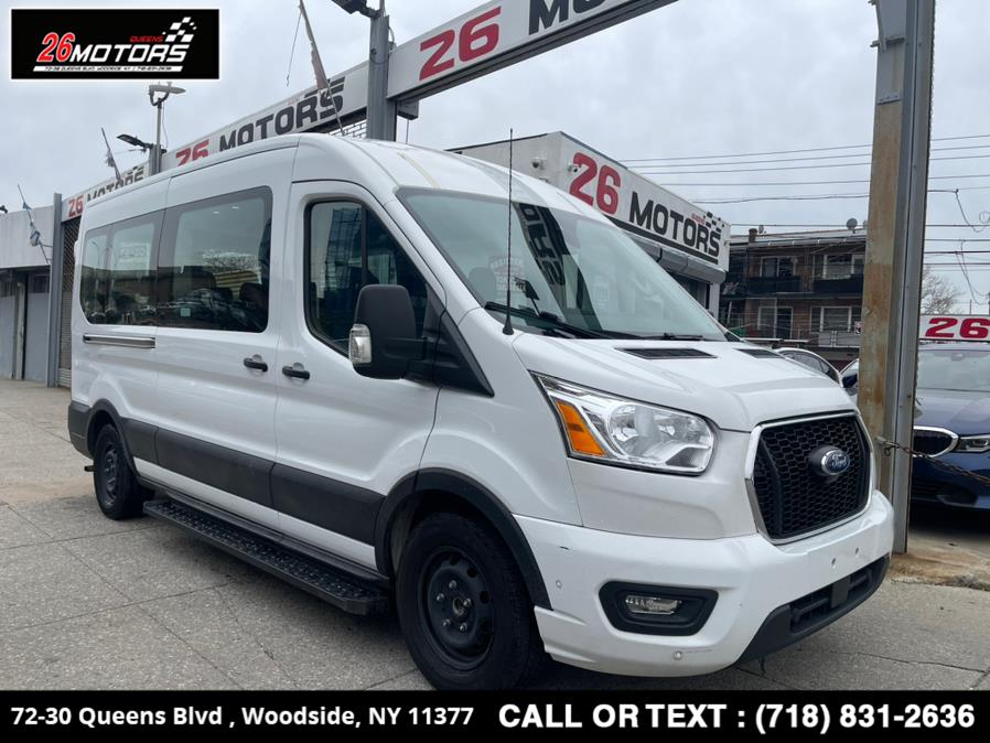 2021 Ford Transit Passenger Wagon T-350 148" Med Roof XLT RWD, available for sale in Woodside, New York | 26 Motors Queens. Woodside, New York
