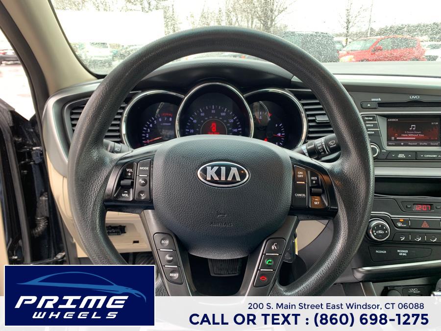 2013 Kia Optima 4dr Sdn LX, available for sale in East Windsor, Connecticut | Prime Wheels. East Windsor, Connecticut 2013 Kia Optima 4dr Sdn LX, available for sale in East Windsor, Connecticut | Prime Wheels. East Windsor, Connecticut