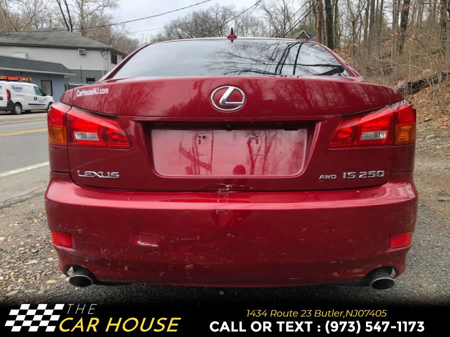 2008 Lexus IS 250 4dr Sport Sdn Auto AWD, available for sale in Butler, New Jersey | The Car House. Butler, New Jersey 2008 Lexus IS 250 4dr Sport Sdn Auto AWD, available for sale in Butler, New Jersey | The Car House. Butler, New Jersey