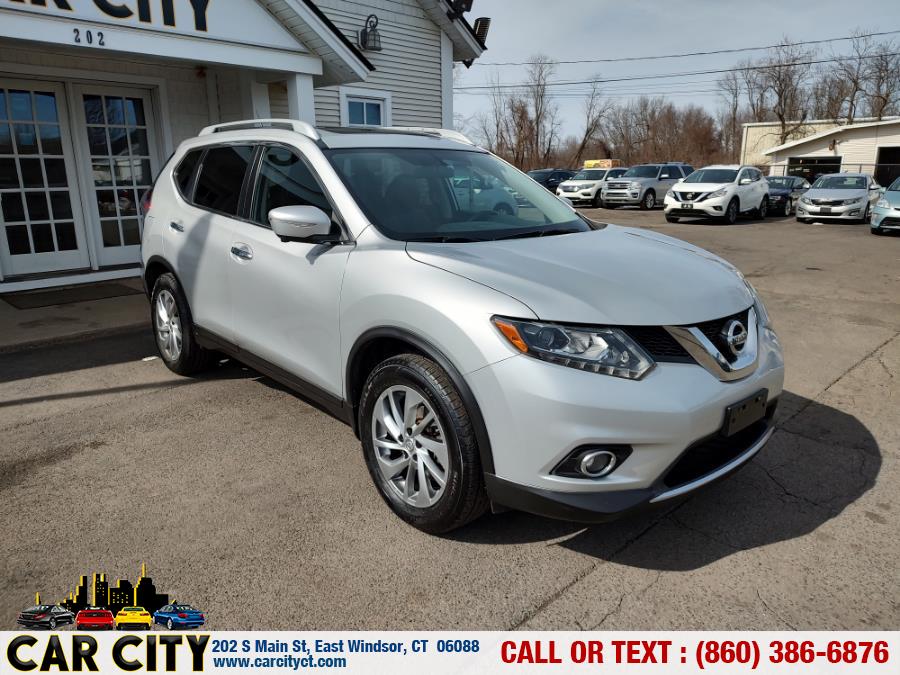 2015 Nissan Rogue AWD 4dr SV, available for sale in East Windsor, Connecticut | Car City LLC. East Windsor, Connecticut 2015 Nissan Rogue AWD 4dr SV, available for sale in East Windsor, Connecticut | Car City LLC. East Windsor, Connecticut