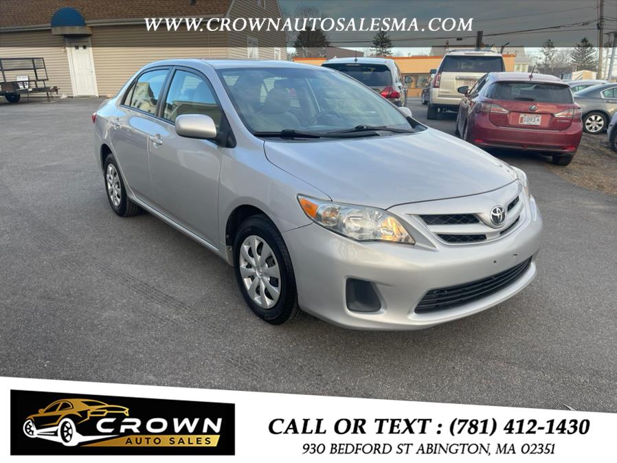 2011 Toyota Corolla 4dr Sdn Auto LE (Natl), available for sale in Abington, Massachusetts | Crown Auto Sales. Abington, Massachusetts 2011 Toyota Corolla 4dr Sdn Auto LE (Natl), available for sale in Abington, Massachusetts | Crown Auto Sales. Abington, Massachusetts