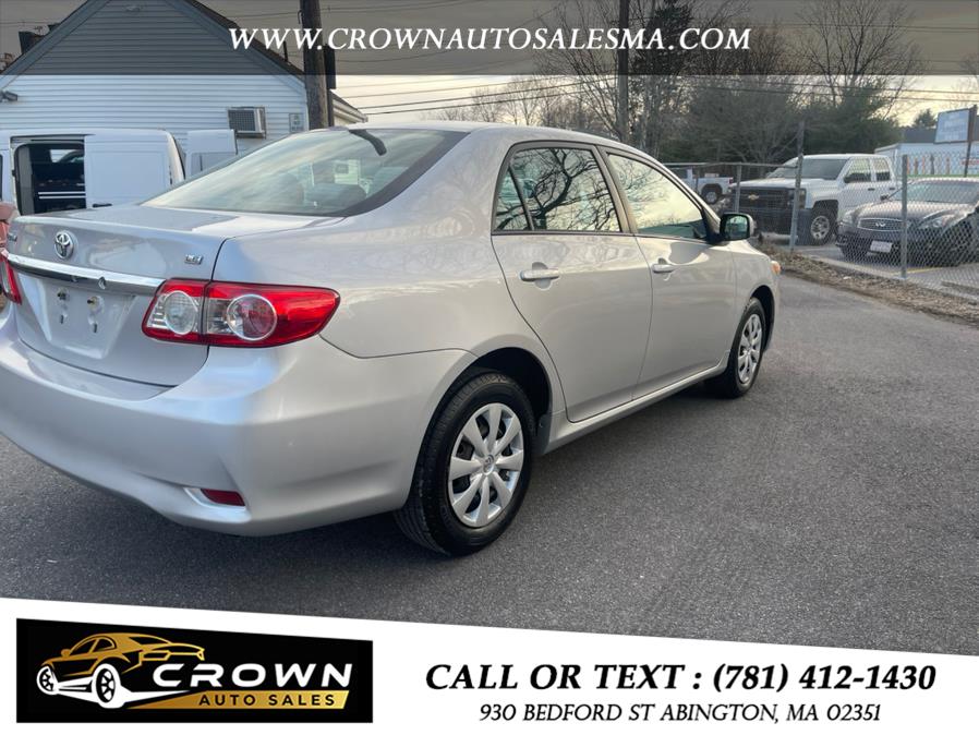2011 Toyota Corolla 4dr Sdn Auto LE (Natl), available for sale in Abington, Massachusetts | Crown Auto Sales. Abington, Massachusetts 2011 Toyota Corolla 4dr Sdn Auto LE (Natl), available for sale in Abington, Massachusetts | Crown Auto Sales. Abington, Massachusetts