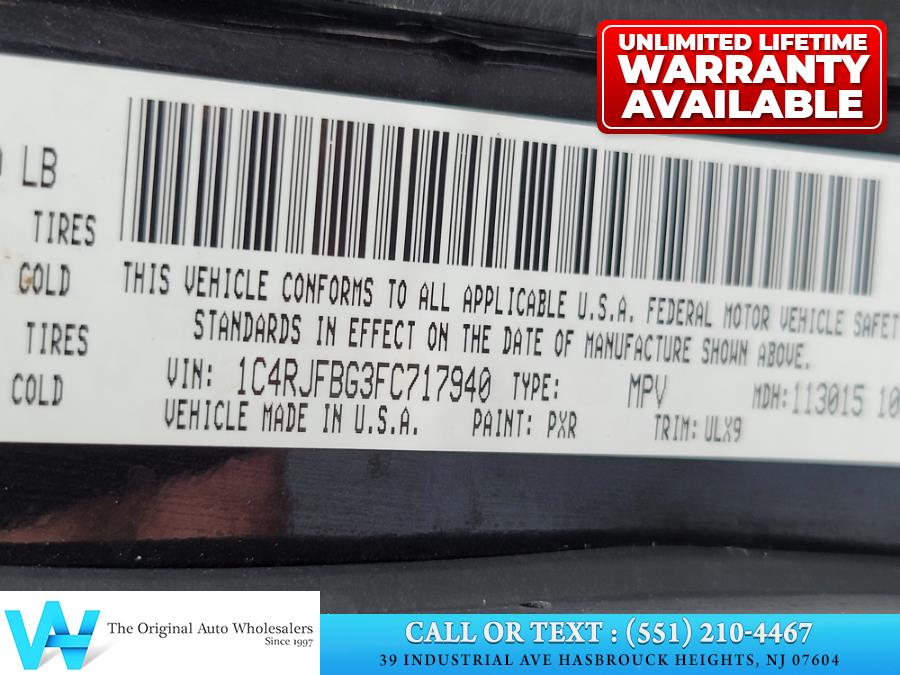 2015 Jeep Grand Cherokee 4WD 4dr Limited, available for sale in Hasbrouck Heights, New Jersey | AW Auto & Truck Wholesalers, Inc. Hasbrouck Heights, New Jersey 2015 Jeep Grand Cherokee 4WD 4dr Limited, available for sale in Hasbrouck Heights, New Jersey | AW Auto & Truck Wholesalers, Inc. Hasbrouck Heights, New Jersey