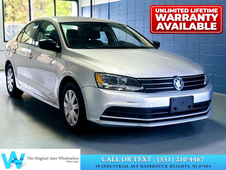 2015 Volkswagen Jetta Sedan 4dr Auto 2.0L S, available for sale in Hasbrouck Heights, New Jersey | AW Auto & Truck Wholesalers, Inc. Hasbrouck Heights, New Jersey