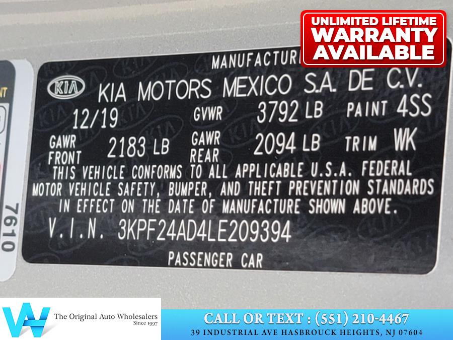 2020 Kia Forte LXS IVT, available for sale in Hasbrouck Heights, New Jersey | AW Auto & Truck Wholesalers, Inc. Hasbrouck Heights, New Jersey 2020 Kia Forte LXS IVT, available for sale in Hasbrouck Heights, New Jersey | AW Auto & Truck Wholesalers, Inc. Hasbrouck Heights, New Jersey