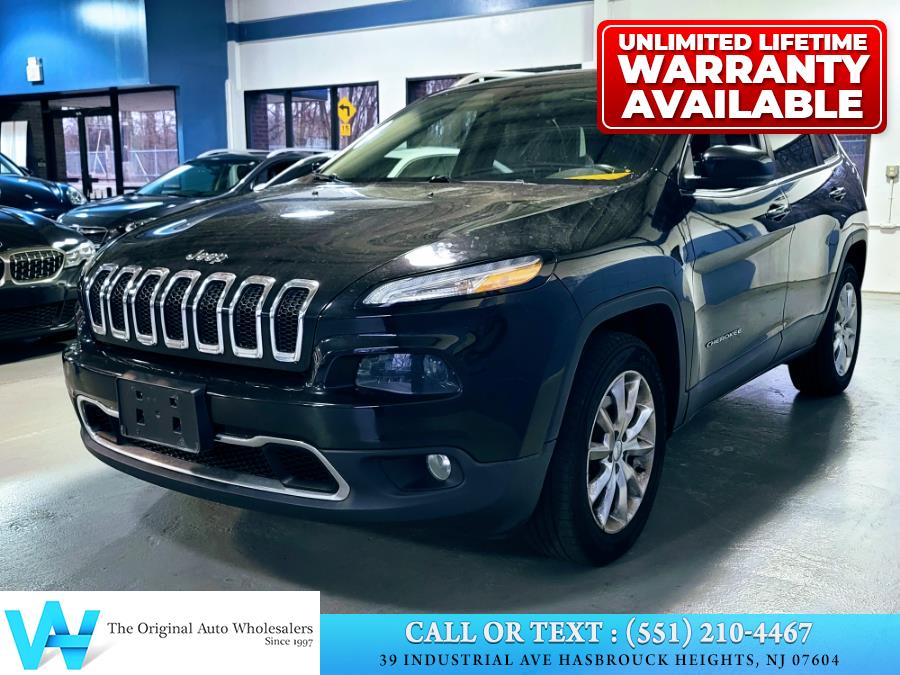 2016 Jeep Cherokee 4WD 4dr Limited, available for sale in Hasbrouck Heights, New Jersey | AW Auto & Truck Wholesalers, Inc. Hasbrouck Heights, New Jersey 2016 Jeep Cherokee 4WD 4dr Limited, available for sale in Hasbrouck Heights, New Jersey | AW Auto & Truck Wholesalers, Inc. Hasbrouck Heights, New Jersey