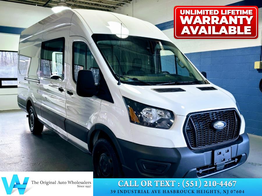 2021 Ford Transit Cargo Van T-350 148" EL Hi Rf 9500 GVWR RWD, available for sale in Hasbrouck Heights, New Jersey | AW Auto & Truck Wholesalers, Inc. Hasbrouck Heights, New Jersey