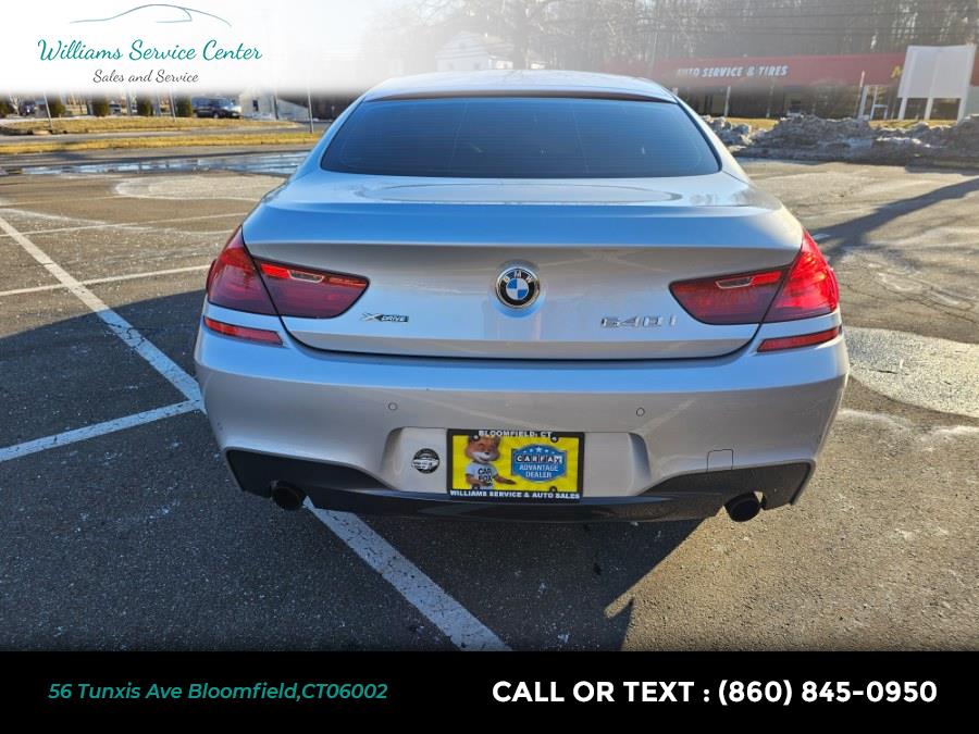 2015 BMW 6 Series 4dr Sdn 640i xDrive AWD Gran Coupe, available for sale in Bloomfield, Connecticut | Williams Service Center. Bloomfield, Connecticut 2015 BMW 6 Series 4dr Sdn 640i xDrive AWD Gran Coupe, available for sale in Bloomfield, Connecticut | Williams Service Center. Bloomfield, Connecticut