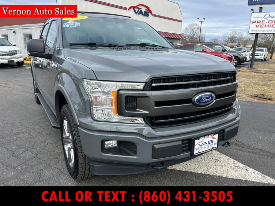 2018 Ford F-150 XLT 4WD SuperCrew 5.5'' Box, available for sale in Manchester, Connecticut | Vernon Auto Sale & Service. Manchester, Connecticut 2018 Ford F-150 XLT 4WD SuperCrew 5.5'' Box, available for sale in Manchester, Connecticut | Vernon Auto Sale & Service. Manchester, Connecticut