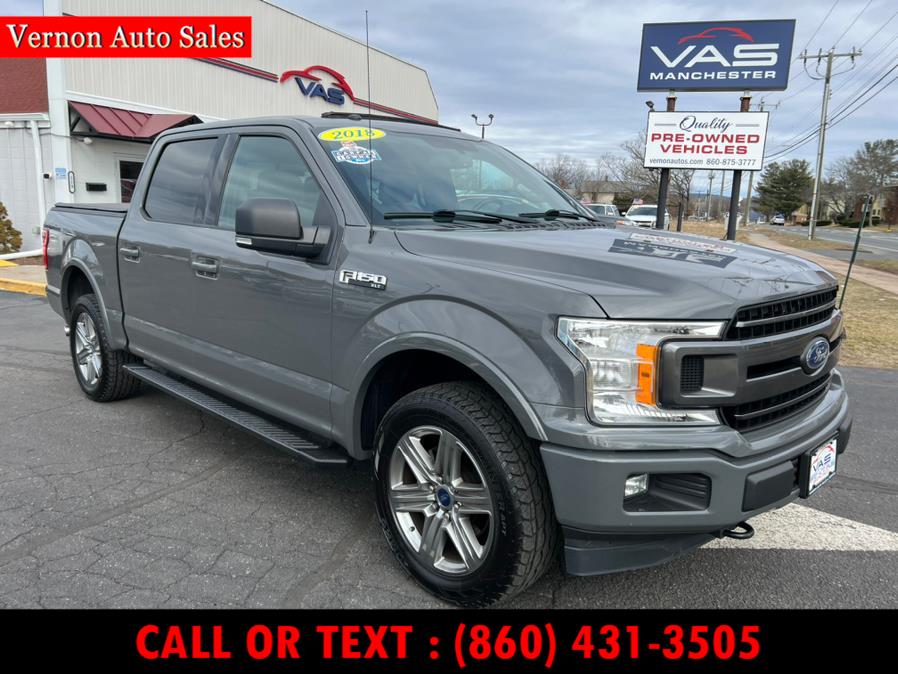2018 Ford F-150 XLT 4WD SuperCrew 5.5'' Box, available for sale in Manchester, Connecticut | Vernon Auto Sale & Service. Manchester, Connecticut 2018 Ford F-150 XLT 4WD SuperCrew 5.5'' Box, available for sale in Manchester, Connecticut | Vernon Auto Sale & Service. Manchester, Connecticut