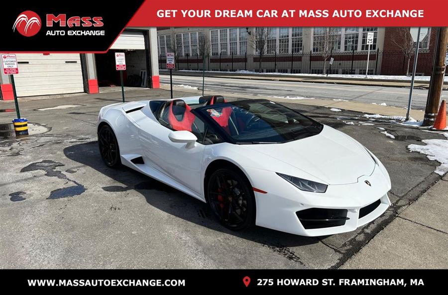 2018 Lamborghini Huracan LP 580-2 Spyder, available for sale in Framingham, Massachusetts | Mass Auto Exchange. Framingham, Massachusetts 2018 Lamborghini Huracan LP 580-2 Spyder, available for sale in Framingham, Massachusetts | Mass Auto Exchange. Framingham, Massachusetts