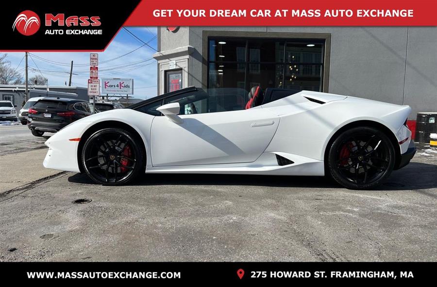 2018 Lamborghini Huracan LP 580-2 Spyder, available for sale in Framingham, Massachusetts | Mass Auto Exchange. Framingham, Massachusetts 2018 Lamborghini Huracan LP 580-2 Spyder, available for sale in Framingham, Massachusetts | Mass Auto Exchange. Framingham, Massachusetts