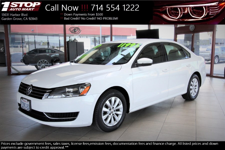 2014 Volkswagen Passat 4dr Sdn 1.8T Auto Wolfsburg Ed, available for sale in Garden Grove, California | 1 Stop Auto Mart Inc.. Garden Grove, California