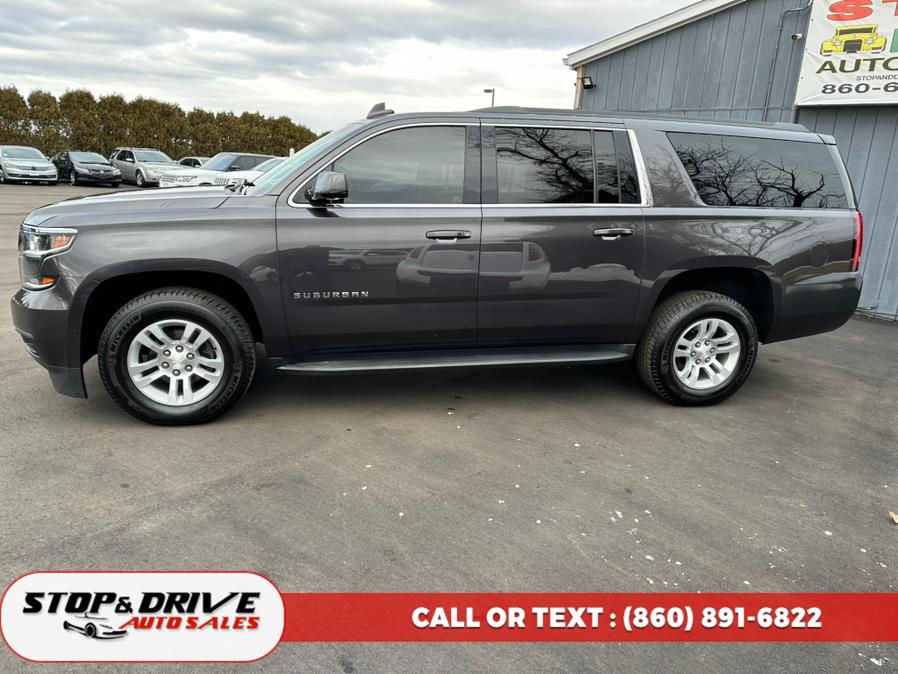2018 Chevrolet Suburban 4WD 4dr 1500 LS, available for sale in East Windsor, Connecticut | Stop & Drive Auto Sales. East Windsor, Connecticut 2018 Chevrolet Suburban 4WD 4dr 1500 LS, available for sale in East Windsor, Connecticut | Stop & Drive Auto Sales. East Windsor, Connecticut