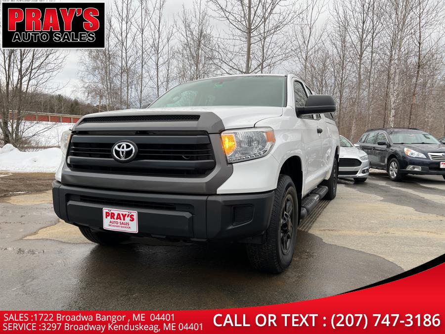Used Toyota Tundra 4WD Truck Double Cab 4.6L V8 6-Spd AT SR5 (Natl) 2014 | Pray's Auto Sales . Bangor , Maine