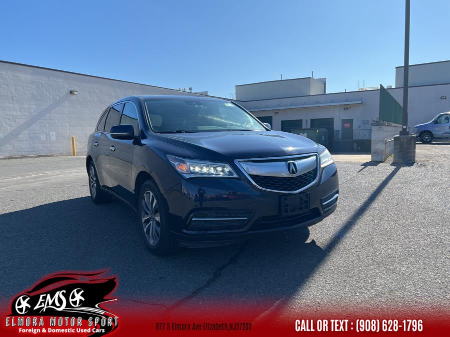2016 Acura MDX H-AWSD 4dr w/Tech/AcuraWatch Plus, available for sale in Elizabeth, New Jersey | Elmora Motor Sports. Elizabeth, New Jersey 2016 Acura MDX H-AWSD 4dr w/Tech/AcuraWatch Plus, available for sale in Elizabeth, New Jersey | Elmora Motor Sports. Elizabeth, New Jersey