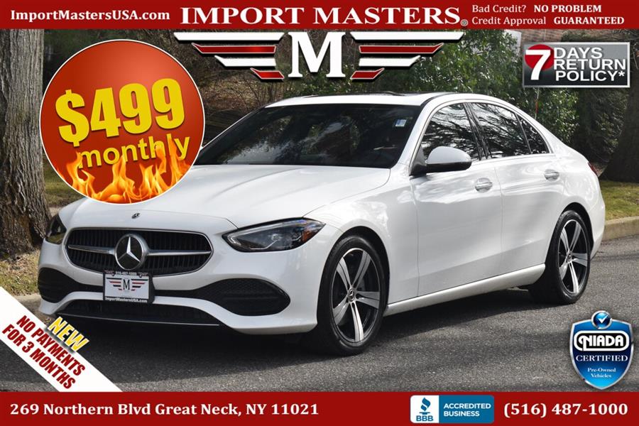 2022 Mercedes-benz C-class C 300 4MATIC AWD 4dr Sedan, available for sale in Great Neck, New York | Camy Cars. Great Neck, New York 2022 Mercedes-benz C-class C 300 4MATIC AWD 4dr Sedan, available for sale in Great Neck, New York | Camy Cars. Great Neck, New York