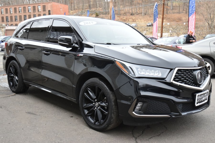 2019 Acura MDX SH-AWD w/Technology/A-Spec Pkg, available for sale in Waterbury, Connecticut | Highline Car Connection. Waterbury, Connecticut 2019 Acura MDX SH-AWD w/Technology/A-Spec Pkg, available for sale in Waterbury, Connecticut | Highline Car Connection. Waterbury, Connecticut