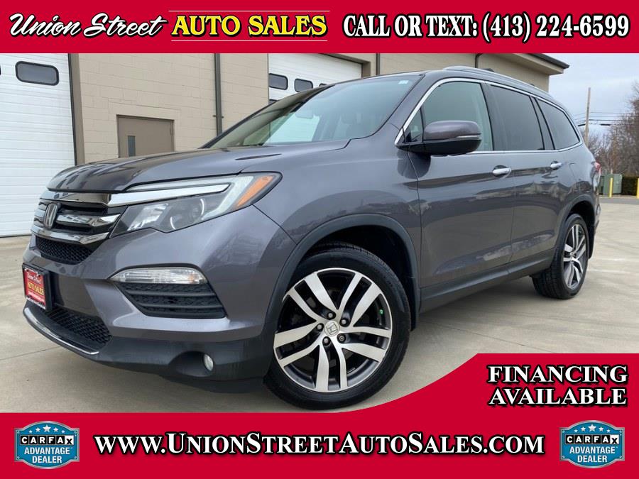 2016 Honda Pilot AWD 4dr Elite w/RES & Navi, available for sale in West Springfield, Massachusetts | Union Street Auto Sales. West Springfield, Massachusetts 2016 Honda Pilot AWD 4dr Elite w/RES & Navi, available for sale in West Springfield, Massachusetts | Union Street Auto Sales. West Springfield, Massachusetts