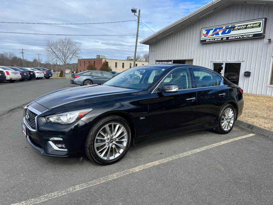 2018 INFINITI Q50 3.0t LUXE AWD, available for sale in Berlin, Connecticut | Tru Auto Mall. Berlin, Connecticut 2018 INFINITI Q50 3.0t LUXE AWD, available for sale in Berlin, Connecticut | Tru Auto Mall. Berlin, Connecticut