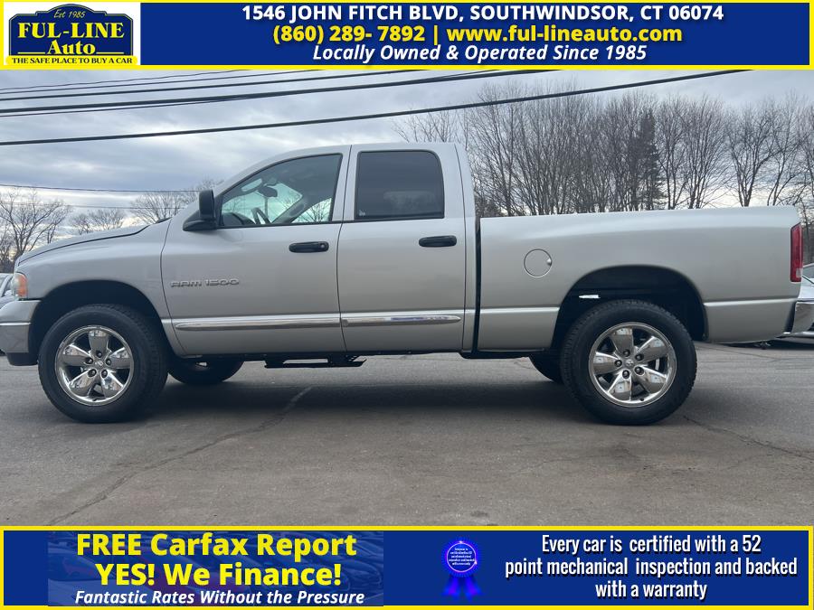 2004 Dodge Ram 1500 4dr Quad Cab 140.5" WB 4WD SLT, available for sale in South Windsor , Connecticut | Ful-line Auto LLC. South Windsor , Connecticut 2004 Dodge Ram 1500 4dr Quad Cab 140.5" WB 4WD SLT, available for sale in South Windsor , Connecticut | Ful-line Auto LLC. South Windsor , Connecticut