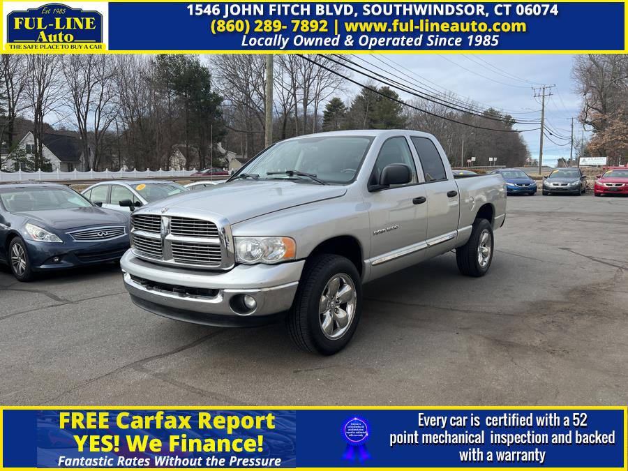 2004 Dodge Ram 1500 4dr Quad Cab 140.5" WB 4WD SLT, available for sale in South Windsor , Connecticut | Ful-line Auto LLC. South Windsor , Connecticut