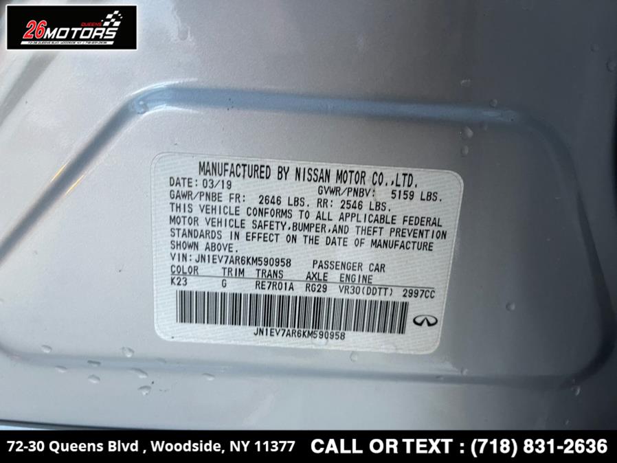 2019 INFINITI Q50 3.0t LUXE AWD, available for sale in Woodside, New York | 26 Motors Queens. Woodside, New York 2019 INFINITI Q50 3.0t LUXE AWD, available for sale in Woodside, New York | 26 Motors Queens. Woodside, New York