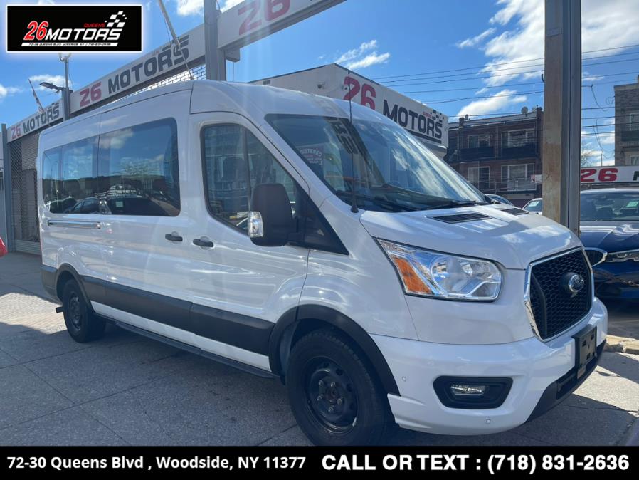 2021 Ford Transit Passenger Wagon T-350 148" Med Roof XLT RWD, available for sale in Woodside, New York | 26 Motors Queens. Woodside, New York 2021 Ford Transit Passenger Wagon T-350 148" Med Roof XLT RWD, available for sale in Woodside, New York | 26 Motors Queens. Woodside, New York