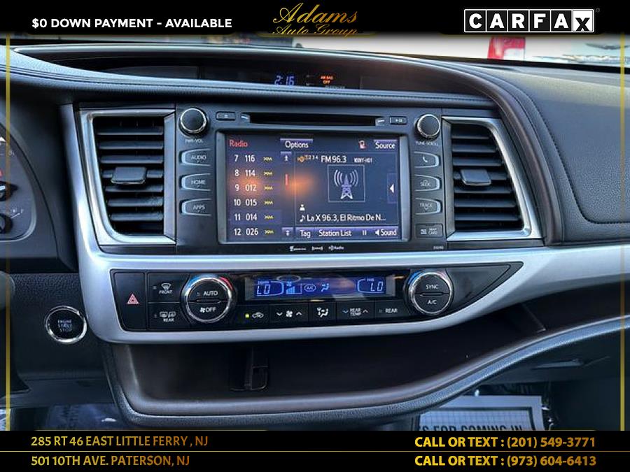 2019 Toyota Highlander XLE SPORT UTILITY 4D, available for sale in Little Ferry , New Jersey | Adams Auto Group . Little Ferry , New Jersey 2019 Toyota Highlander XLE SPORT UTILITY 4D, available for sale in Little Ferry , New Jersey | Adams Auto Group . Little Ferry , New Jersey