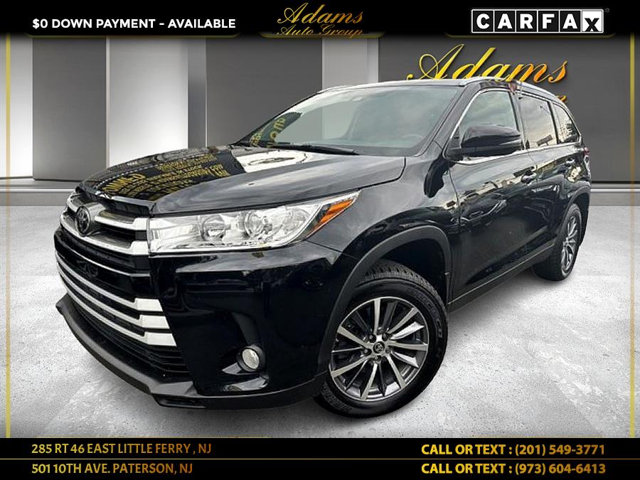 2019 Toyota Highlander XLE SPORT UTILITY 4D, available for sale in Paterson, New Jersey | Adams Auto Group. Paterson, New Jersey 2019 Toyota Highlander XLE SPORT UTILITY 4D, available for sale in Paterson, New Jersey | Adams Auto Group. Paterson, New Jersey
