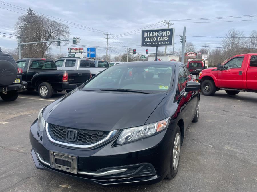 2015 Honda Civic Sedan 4dr CVT LX, available for sale in Vernon, Connecticut | Diamond Auto Cars LLC. Vernon, Connecticut 2015 Honda Civic Sedan 4dr CVT LX, available for sale in Vernon, Connecticut | Diamond Auto Cars LLC. Vernon, Connecticut
