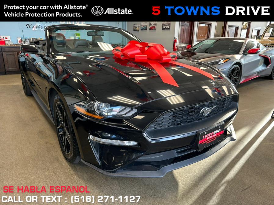 2020 Ford Mustang EcoBoost Premium Convertible, available for sale in Inwood, New York | 5 Towns Drive. Inwood, New York