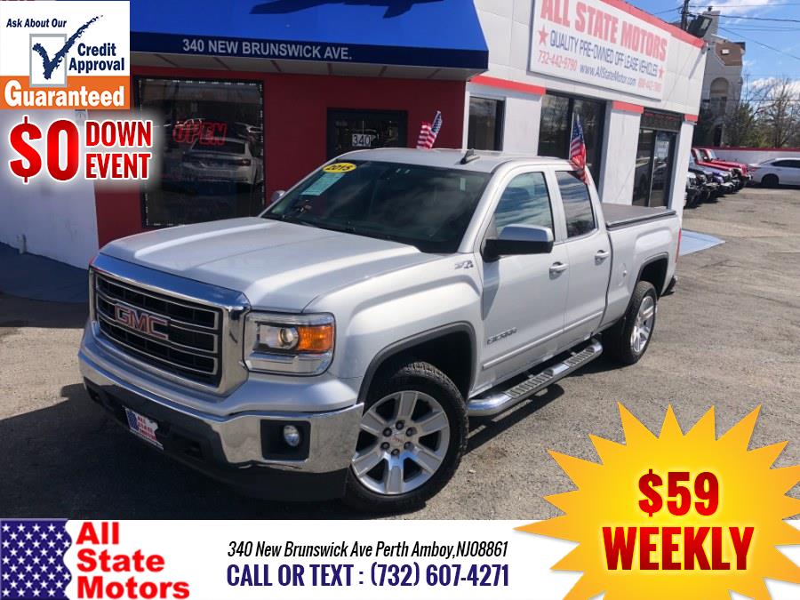 2015 GMC Sierra 1500 4WD Double Cab 143.5" SLE, available for sale in Perth Amboy, New Jersey | All State Motor Inc. Perth Amboy, New Jersey 2015 GMC Sierra 1500 4WD Double Cab 143.5" SLE, available for sale in Perth Amboy, New Jersey | All State Motor Inc. Perth Amboy, New Jersey