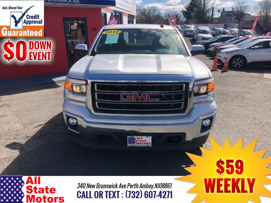 2015 GMC Sierra 1500 4WD Double Cab 143.5" SLE, available for sale in Perth Amboy, New Jersey | All State Motor Inc. Perth Amboy, New Jersey 2015 GMC Sierra 1500 4WD Double Cab 143.5" SLE, available for sale in Perth Amboy, New Jersey | All State Motor Inc. Perth Amboy, New Jersey