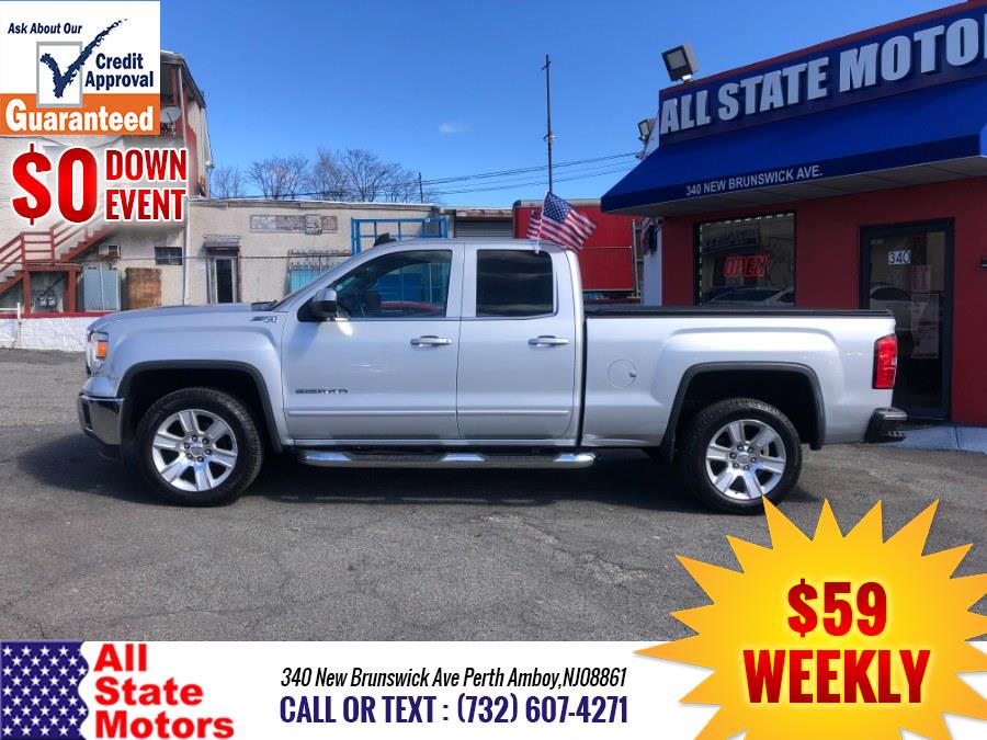 2015 GMC Sierra 1500 4WD Double Cab 143.5" SLE, available for sale in Perth Amboy, New Jersey | All State Motor Inc. Perth Amboy, New Jersey 2015 GMC Sierra 1500 4WD Double Cab 143.5" SLE, available for sale in Perth Amboy, New Jersey | All State Motor Inc. Perth Amboy, New Jersey