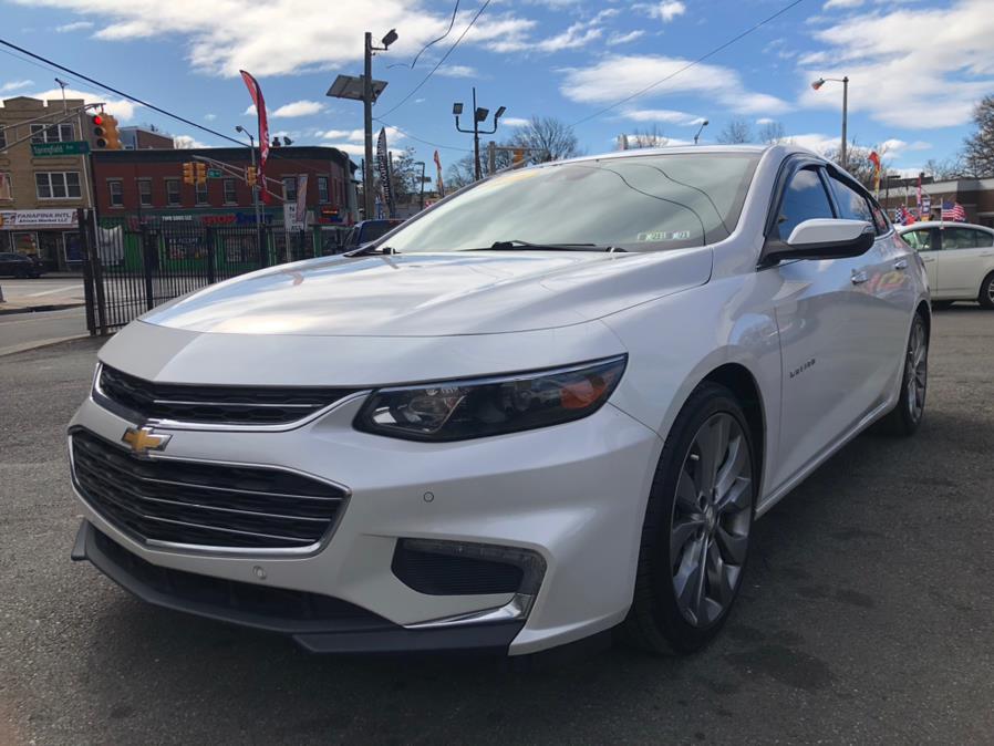 2016 Chevrolet Malibu 4dr Sdn Premier w/2LZ, available for sale in Irvington, New Jersey | Elis Motors Corp. Irvington, New Jersey 2016 Chevrolet Malibu 4dr Sdn Premier w/2LZ, available for sale in Irvington, New Jersey | Elis Motors Corp. Irvington, New Jersey