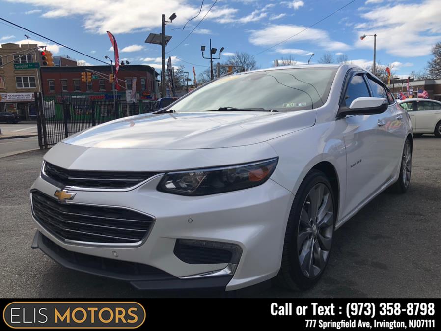 2016 Chevrolet Malibu 4dr Sdn Premier w/2LZ, available for sale in Irvington, New Jersey | Elis Motors Corp. Irvington, New Jersey 2016 Chevrolet Malibu 4dr Sdn Premier w/2LZ, available for sale in Irvington, New Jersey | Elis Motors Corp. Irvington, New Jersey