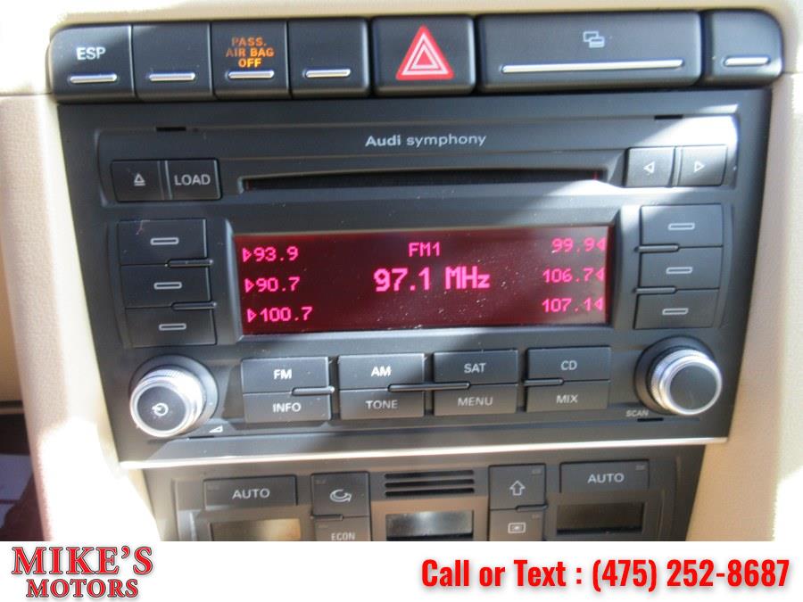 2008 Audi A4 4dr Sdn Auto 2.0T quattro, available for sale in Stratford, Connecticut | Mike's Motors LLC. Stratford, Connecticut 2008 Audi A4 4dr Sdn Auto 2.0T quattro, available for sale in Stratford, Connecticut | Mike's Motors LLC. Stratford, Connecticut