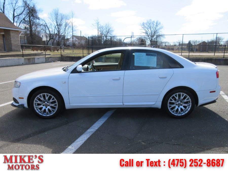2008 Audi A4 4dr Sdn Auto 2.0T quattro, available for sale in Stratford, Connecticut | Mike's Motors LLC. Stratford, Connecticut 2008 Audi A4 4dr Sdn Auto 2.0T quattro, available for sale in Stratford, Connecticut | Mike's Motors LLC. Stratford, Connecticut