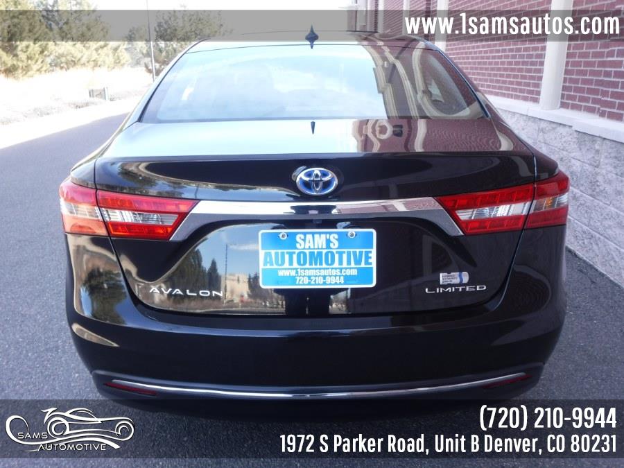 2018 Toyota Avalon Hybrid Limited (Natl), available for sale in Denver, Colorado | Sam's Automotive. Denver, Colorado 2018 Toyota Avalon Hybrid Limited (Natl), available for sale in Denver, Colorado | Sam's Automotive. Denver, Colorado