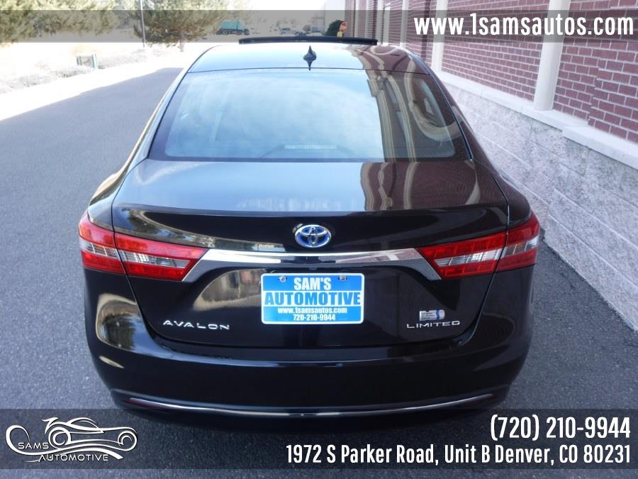 2018 Toyota Avalon Hybrid Limited (Natl), available for sale in Denver, Colorado | Sam's Automotive. Denver, Colorado 2018 Toyota Avalon Hybrid Limited (Natl), available for sale in Denver, Colorado | Sam's Automotive. Denver, Colorado