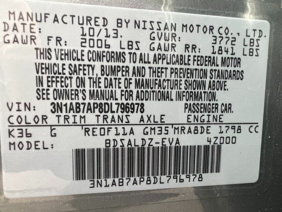 2013 Nissan Sentra 4dr Sdn I4 CVT SV, available for sale in Bristol, Connecticut | Bristol Auto Center LLC. Bristol, Connecticut 2013 Nissan Sentra 4dr Sdn I4 CVT SV, available for sale in Bristol, Connecticut | Bristol Auto Center LLC. Bristol, Connecticut