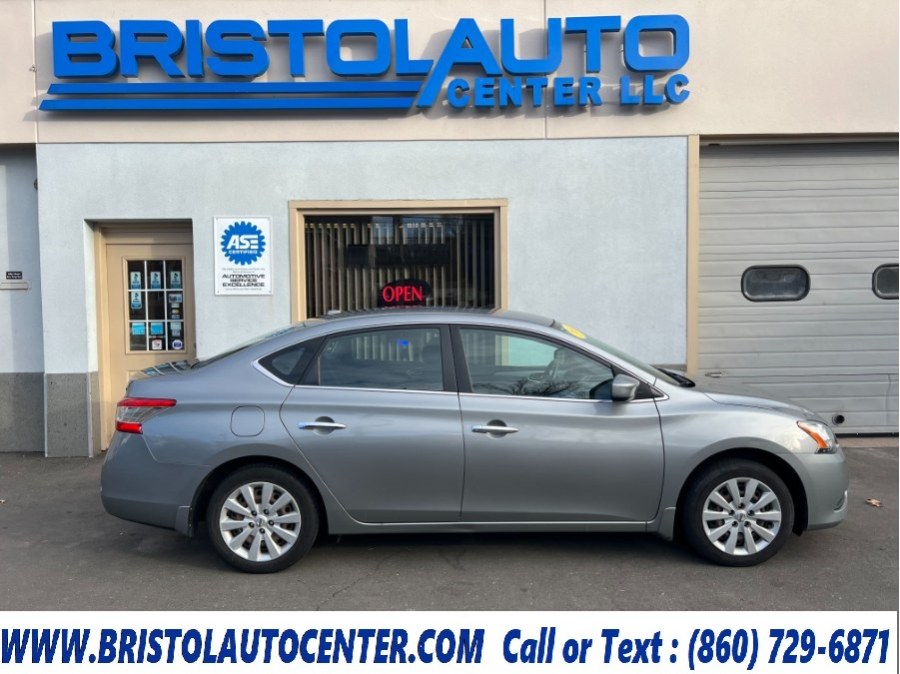 2013 Nissan Sentra 4dr Sdn I4 CVT SV, available for sale in Bristol, Connecticut | Bristol Auto Center LLC. Bristol, Connecticut