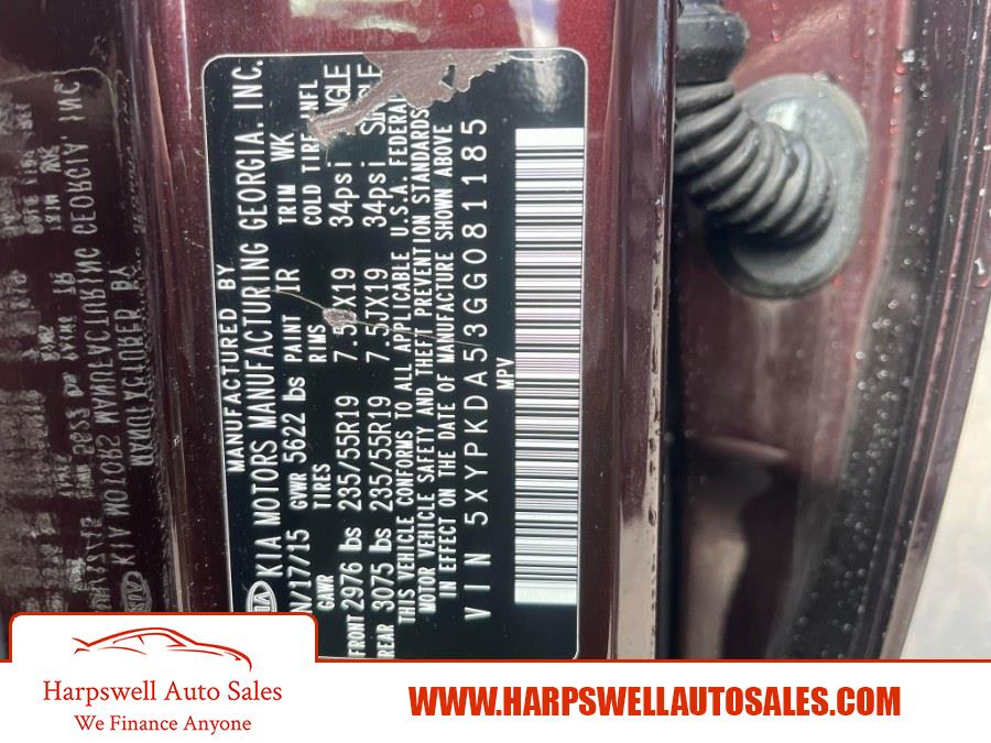 2016 Kia Sorento AWD 4dr 3.3L SX, available for sale in Harpswell, Maine | Harpswell Auto Sales Inc. Harpswell, Maine 2016 Kia Sorento AWD 4dr 3.3L SX, available for sale in Harpswell, Maine | Harpswell Auto Sales Inc. Harpswell, Maine