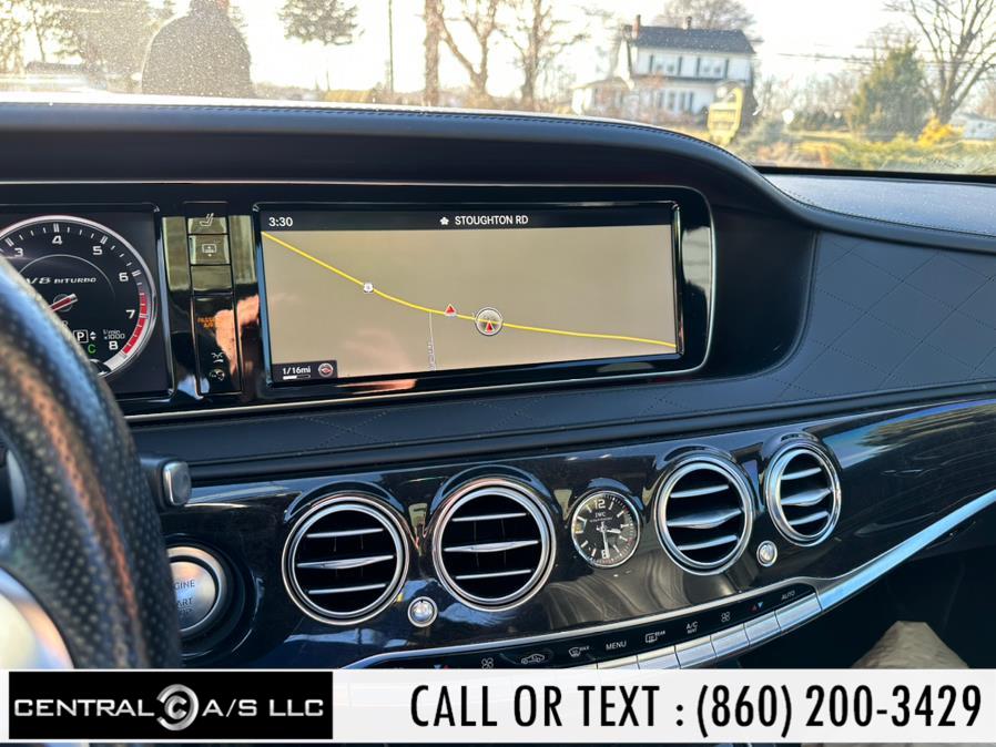 2015 Mercedes-Benz S-Class 4dr Sdn S 63 AMG 4MATIC, available for sale in East Windsor, Connecticut | Central A/S LLC. East Windsor, Connecticut 2015 Mercedes-Benz S-Class 4dr Sdn S 63 AMG 4MATIC, available for sale in East Windsor, Connecticut | Central A/S LLC. East Windsor, Connecticut