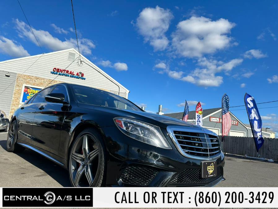 2015 Mercedes-Benz S-Class 4dr Sdn S 63 AMG 4MATIC, available for sale in East Windsor, Connecticut | Central A/S LLC. East Windsor, Connecticut