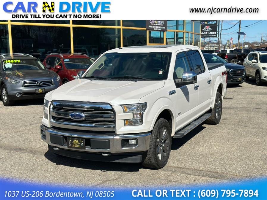 2017 Ford F-150 Lariat SuperCrew 5.5-ft. Bed 4WD, available for sale in Bordentown, New Jersey | Car N Drive. Bordentown, New Jersey