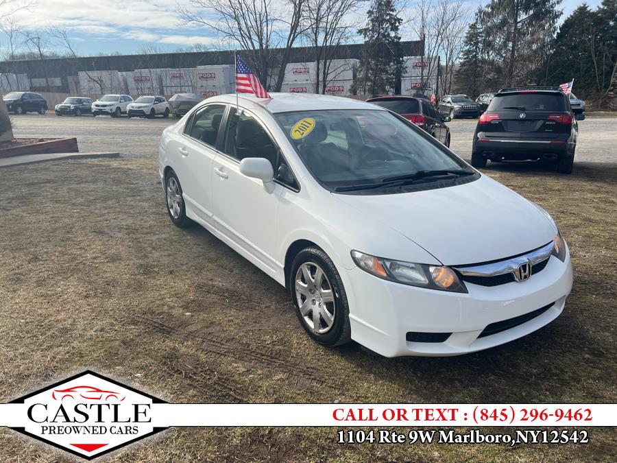 2011 Honda Civic Sdn 4dr Auto LX, available for sale in Marlboro, New York | Castle Preowned Cars. Marlboro, New York 2011 Honda Civic Sdn 4dr Auto LX, available for sale in Marlboro, New York | Castle Preowned Cars. Marlboro, New York